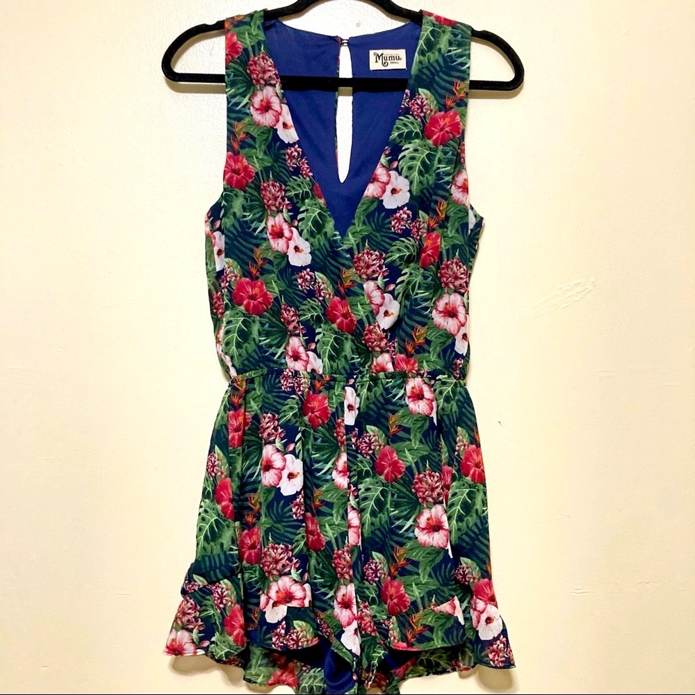 Show me your mumu floral romper size small